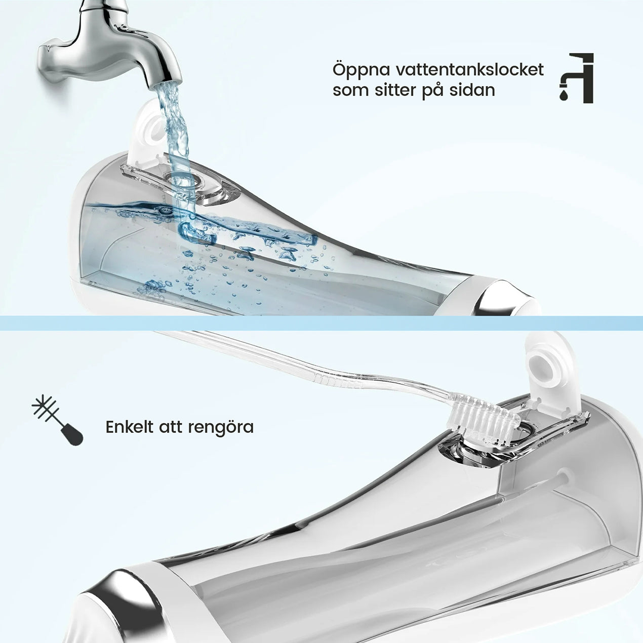 Kenobloom Professionell Elektrisk Vattenflossare för Tänder