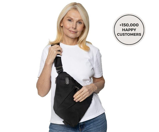 Perfekt För Resor & Vardag – Säker, Slimmad & Vattenavvisande Axelväska