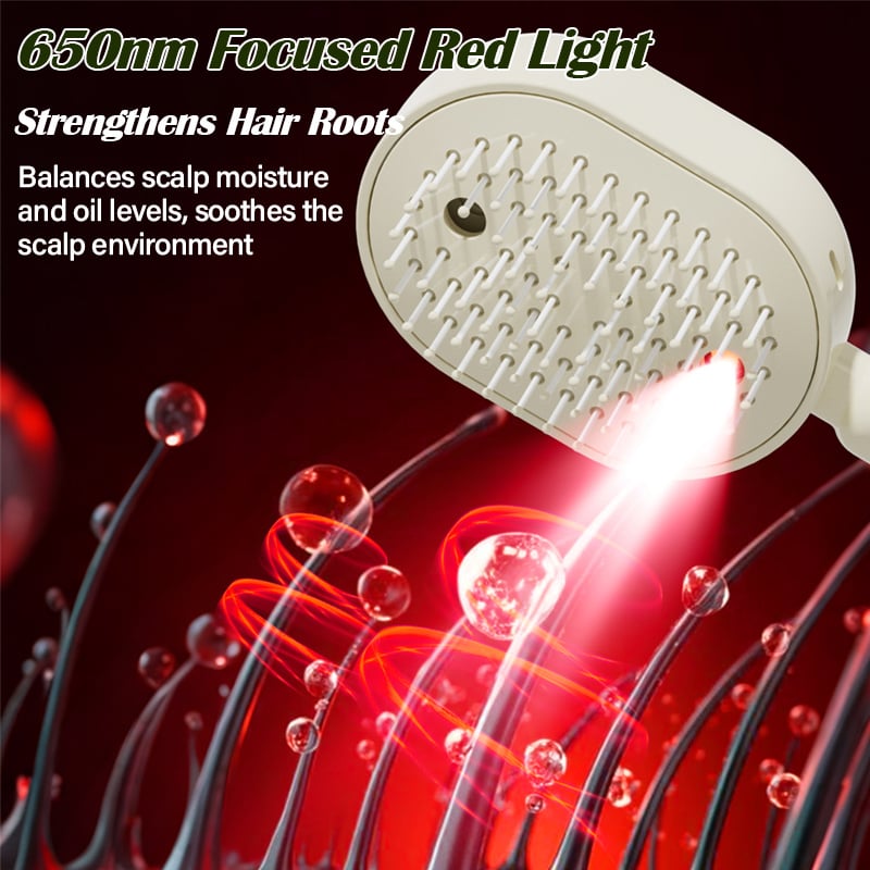Electric Spray Airbag Massage Comb Essential Oil Atomized Hair Brush Anti-static Salon Fluffy Modeling