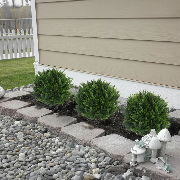 UV-Resistant Artificial Cedar Ball Tree