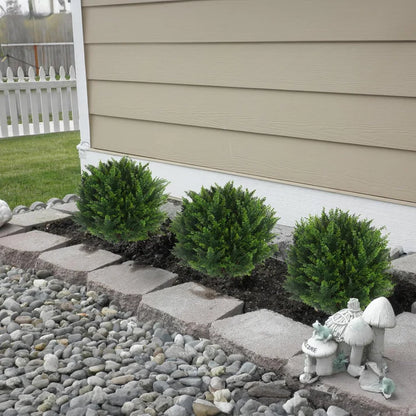 UV-Resistant Artificial Cedar Ball Tree