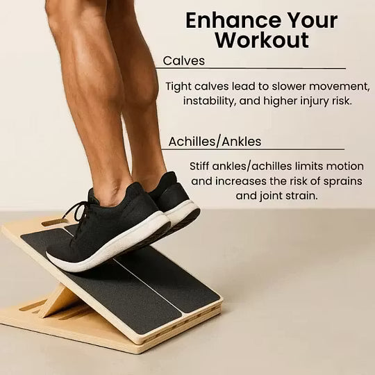 🔥Portable Wooden Slant Board For Calf Stretching