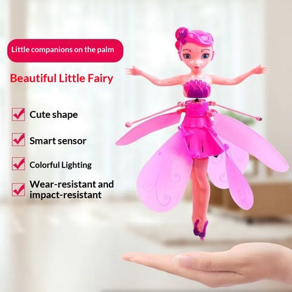 Sensor-Controlled Flying Fairy Toy—a fairy-shaped toy that flies and spins.