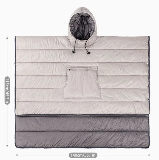 ❄3-i-1 Ultralätt Värmeponcho