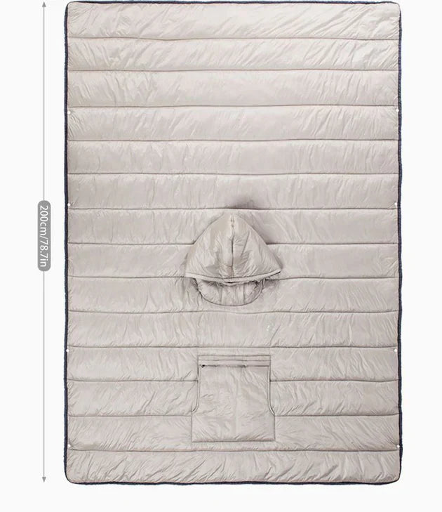 ❄3-i-1 Ultralätt Värmeponcho