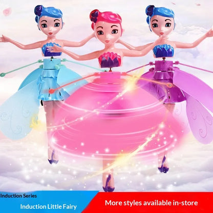Sensor-Controlled Flying Fairy Toy—a fairy-shaped toy that flies and spins.