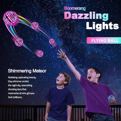 Light-Up Flying Ball Boomerang Drone for Kids