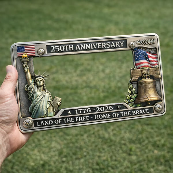 🔥🇺🇸 250th Anniversary Commemorative License Plate Frame🗽