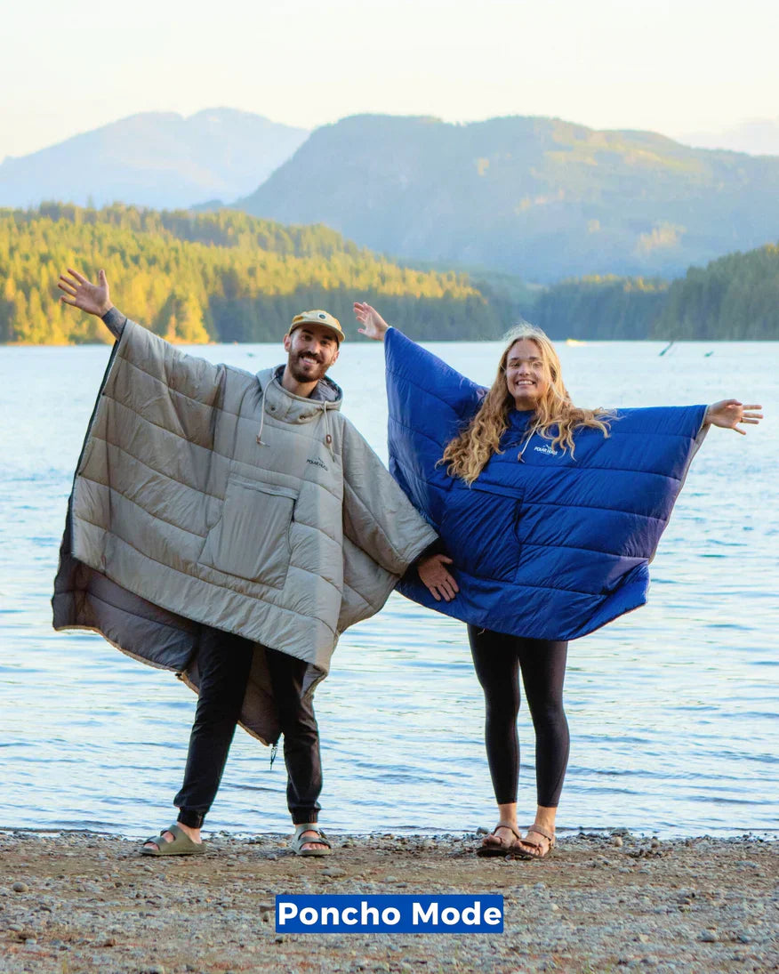 ❄3-i-1 Ultralätt Värmeponcho