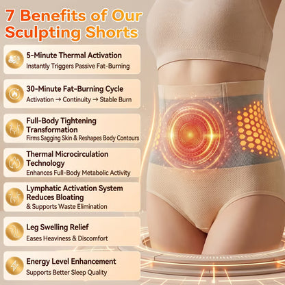 🛡️2026 Moringa & Berberine 4-in-1 Micro-Particle Shaping & Fat Burning Shorts