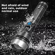 ✨high-power flashlight with bright telescopic zoom light