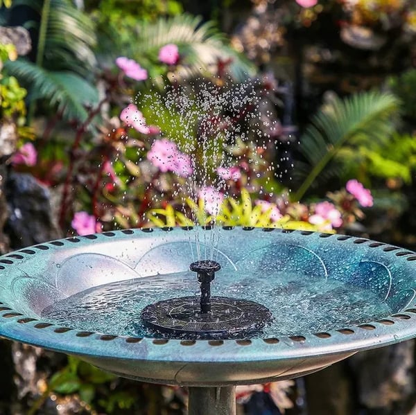 Solar Fountain – Floating, Power-Free, and Waterproof