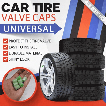 🔥💡Cool Glowing Tire Valve Caps – Instantly Upgrade Your Wheels(One Box (4 pieces))