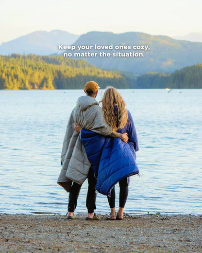 ❄3-i-1 Ultralätt Värmeponcho