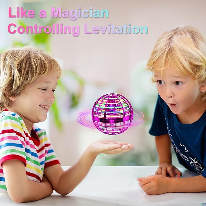 Light-Up Flying Ball Boomerang Drone for Kids