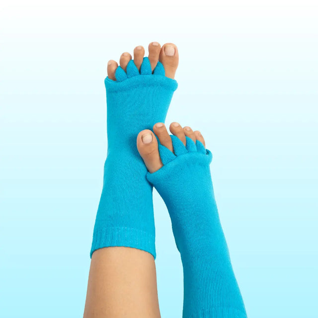 Comfortable Toe Spreader Socks for Hallux Valgus Relief, Better Circulation & Reduced Swelling – At Home or Overnight 🦶🌙💆‍♀️💫
