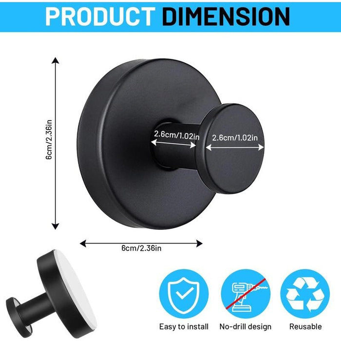 【2-pack】Sluta borra hål i väggen – Möt den starkaste sugproppskroken någonsin! 🛠️🚫