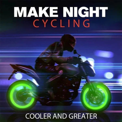 🔥💡Cool Glowing Tire Valve Caps – Instantly Upgrade Your Wheels(One Box (4 pieces))