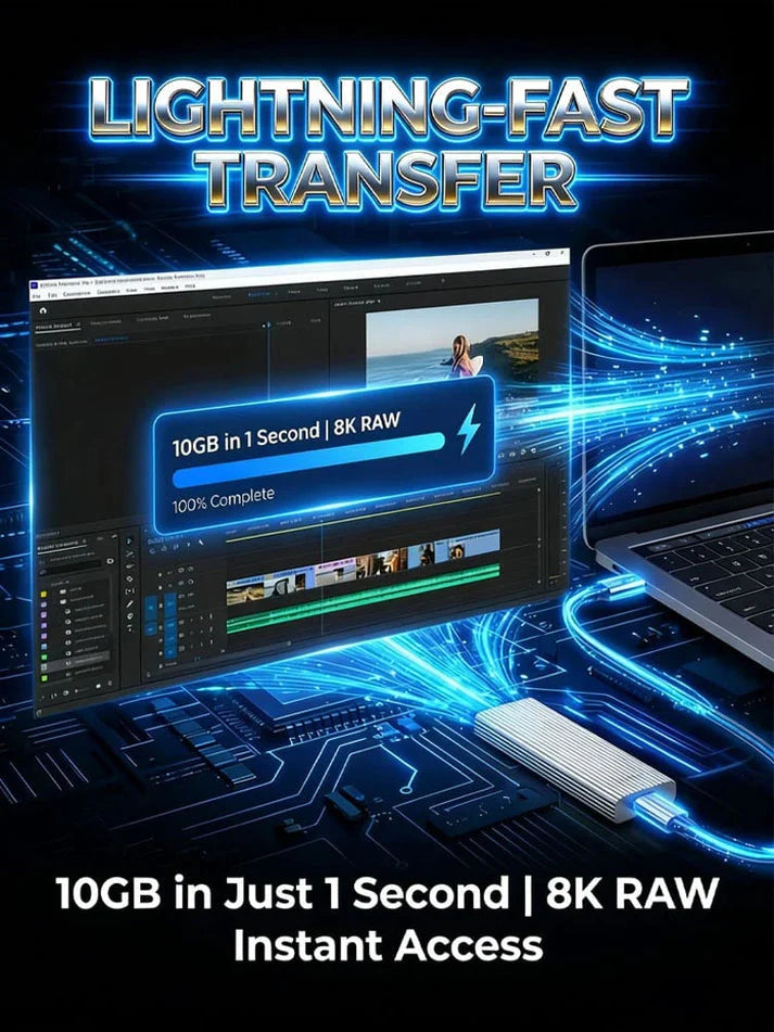 🏆Fast Sale⚡ Over 50,000 Sold! Almost Out - 🔥16TB Portable Mini SSD with Large Capacity Type C