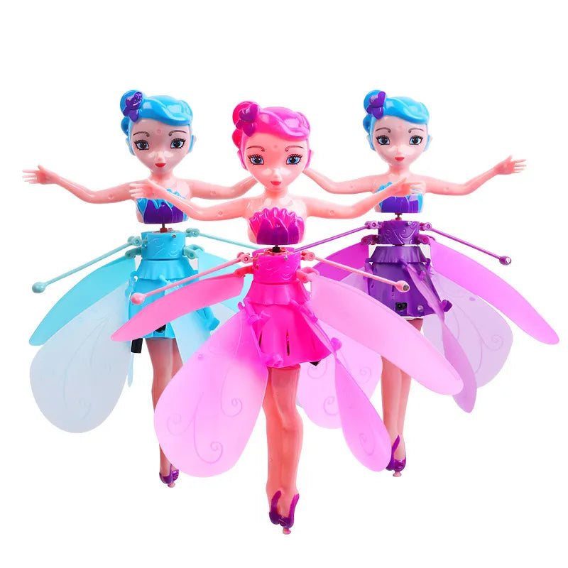 Sensor-Controlled Flying Fairy Toy—a fairy-shaped toy that flies and spins.
