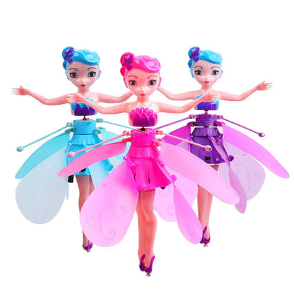 Sensor-Controlled Flying Fairy Toy—a fairy-shaped toy that flies and spins.