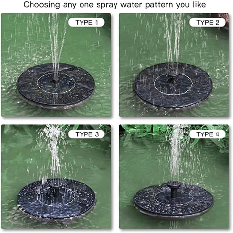 Solar Fountain – Floating, Power-Free, and Waterproof