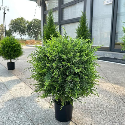 UV-Resistant Artificial Cedar Ball Tree