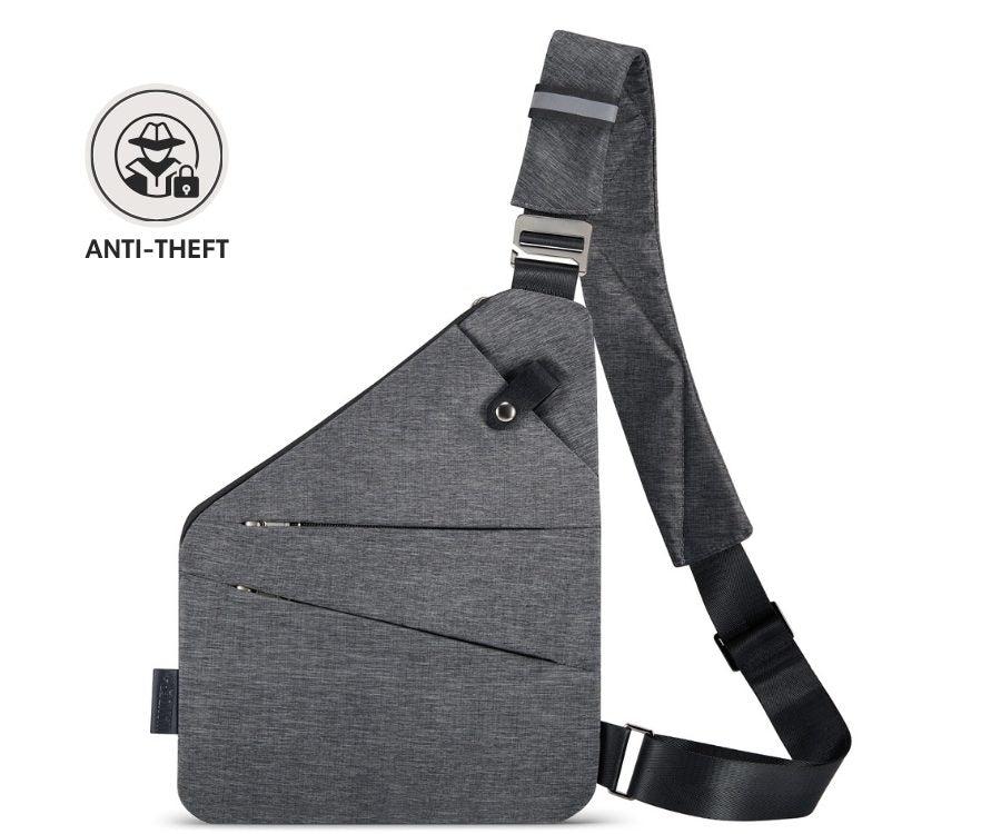 Perfekt För Resor & Vardag – Säker, Slimmad & Vattenavvisande Axelväska