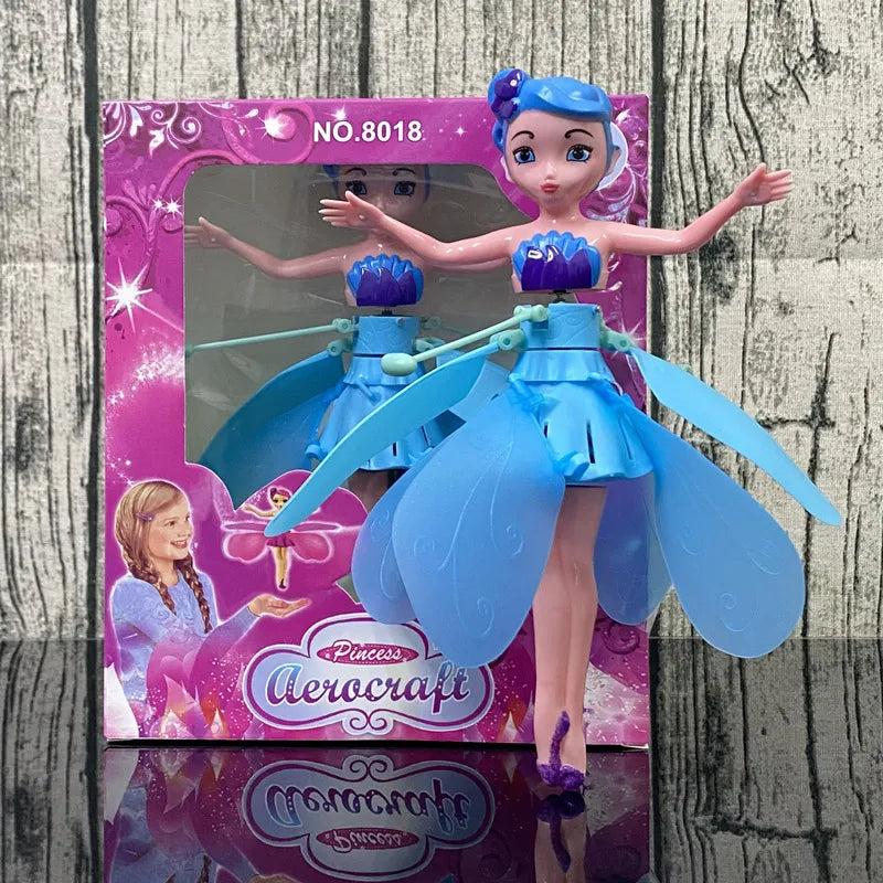 Sensor-Controlled Flying Fairy Toy—a fairy-shaped toy that flies and spins.
