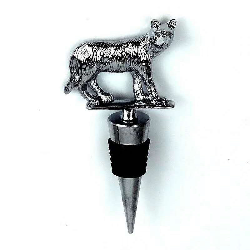 🍷 Exklusiv flaskpropp i silvermetall 🦌 med detaljerad 3D-relief ✨ vakuumtätande & superdekorativ ❄️ nordisk design 🦅