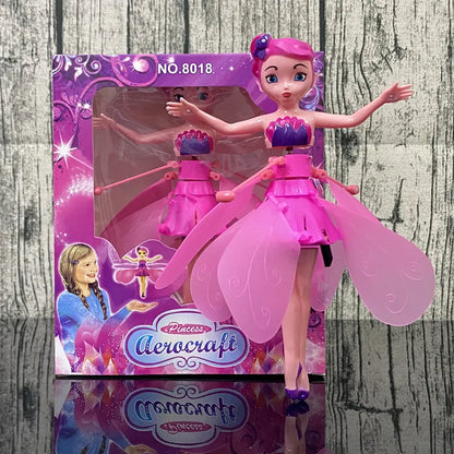 Sensor-Controlled Flying Fairy Toy—a fairy-shaped toy that flies and spins.