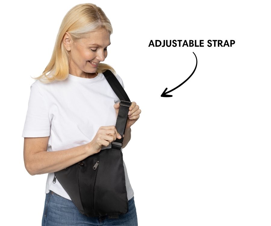 Perfekt För Resor & Vardag – Säker, Slimmad & Vattenavvisande Axelväska