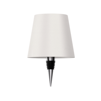 ✨ Uppladdningsbar flaskkorkslampa i snygg järnsmide Touchstyrning • 3 varma toner + färgväxlande RGB 🌈Steglös dimmer 💡Passar de flesta vinflaskor 🍷Perfekt som sänglampa 🛏️, nattlampa eller stämningsljus 🥂