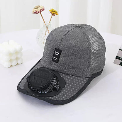 Solar-Powered Fan Hat