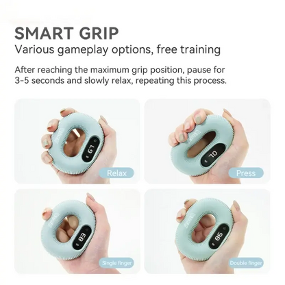 Smart handtränare med app & spel – stärker underarmar, fingrar och lindrar handledssmärta