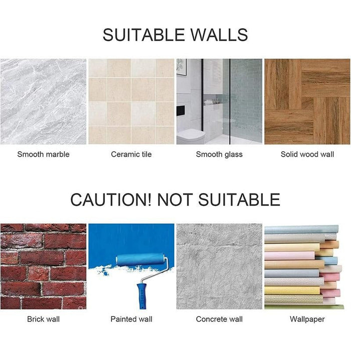 【2-pack】Sluta borra hål i väggen – Möt den starkaste sugproppskroken någonsin! 🛠️🚫