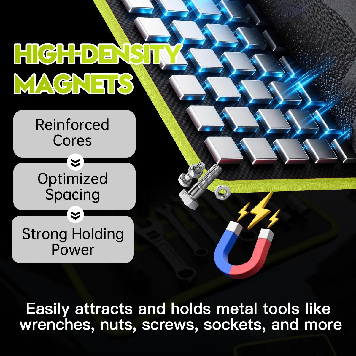 Heavy-Duty Magnetic Tool Mat™ for Mechanics & Car Enthusiasts