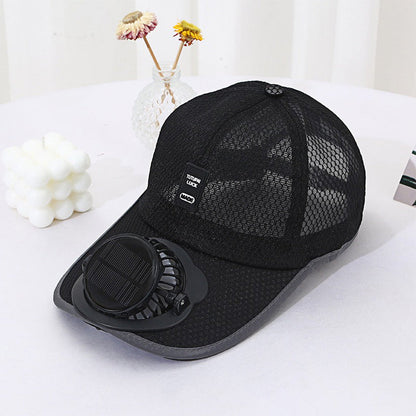 Solar-Powered Fan Hat