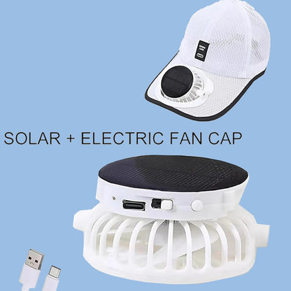 Solar-Powered Fan Hat