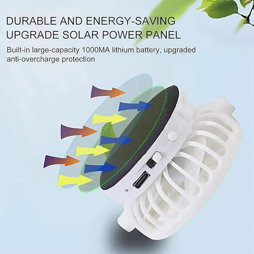 Solar-Powered Fan Hat