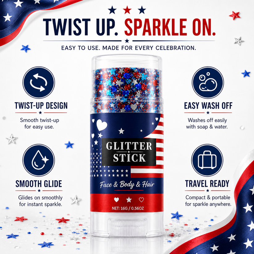 4th of July Glitter™ – Sparkle Your Independence Day Celebration
