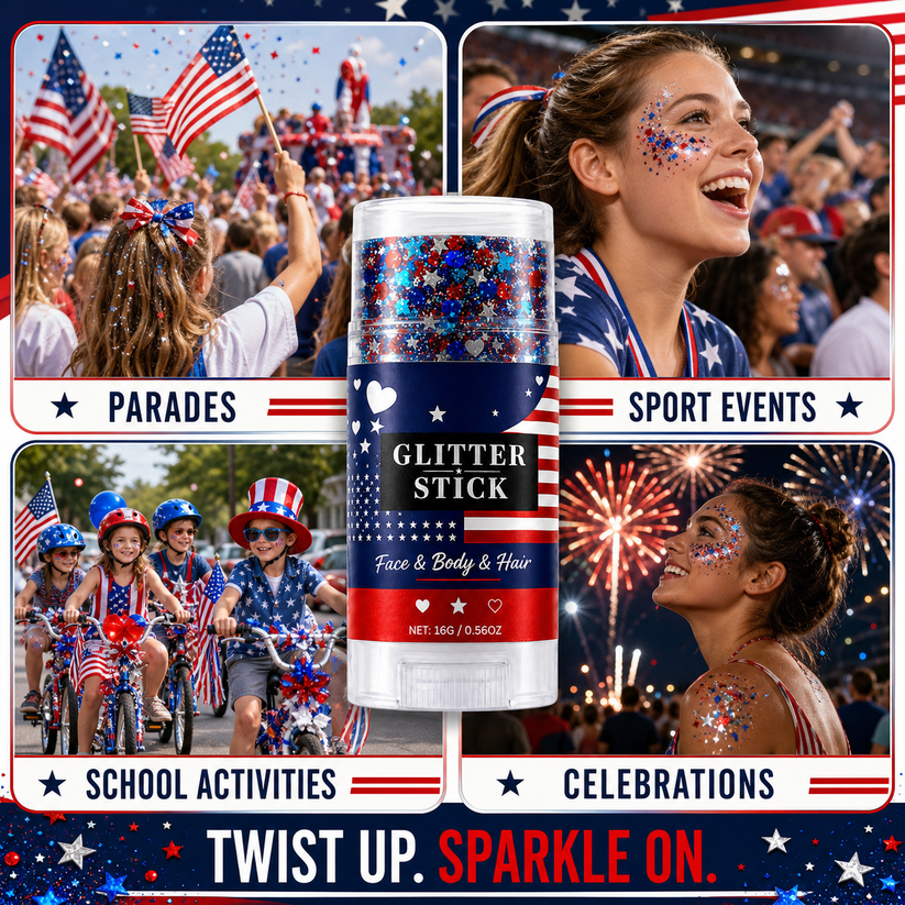 4th of July Glitter™ – Sparkle Your Independence Day Celebration