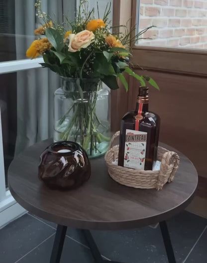 ✨ Uppladdningsbar flaskkorkslampa i snygg järnsmide Touchstyrning • 3 varma toner + färgväxlande RGB 🌈Steglös dimmer 💡Passar de flesta vinflaskor 🍷Perfekt som sänglampa 🛏️, nattlampa eller stämningsljus 🥂