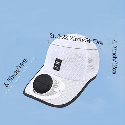 Solar-Powered Fan Hat