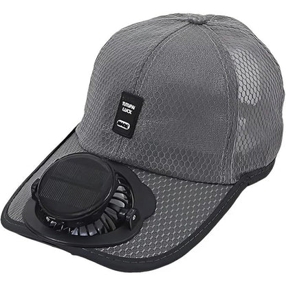 Solar-Powered Fan Hat