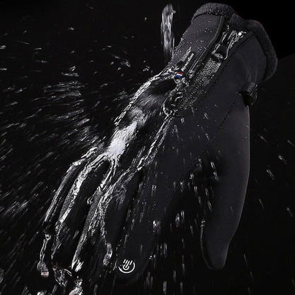 Vattentät, pekskärmsvänliga handskar