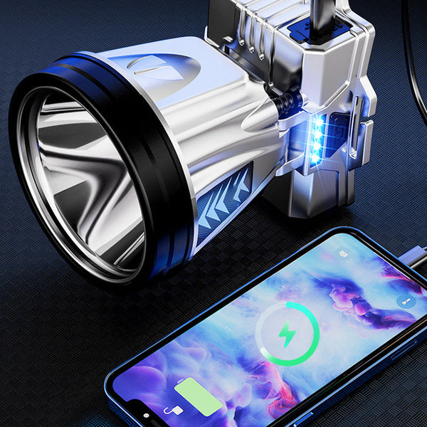 🔥2025 Superutrustning för utomhusbruk🔥Superljusstark uppladdningsbar pannlampa med hög effekt